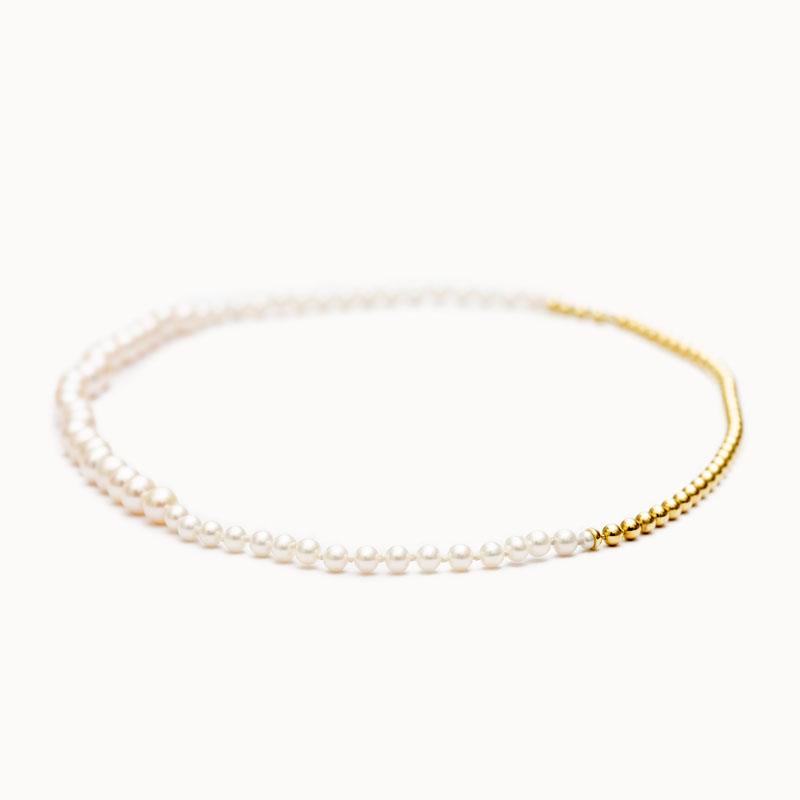 Ball Chain / Pearl Necklace｜ネックレス – art.1803N131020