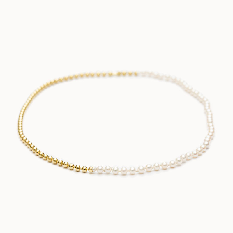 Ball Chain / Pearl Necklace｜ネックレス – art.1803N151020