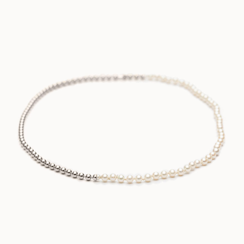 Ball Chain / Pearl Necklace｜ネックレス – art.1803N151040