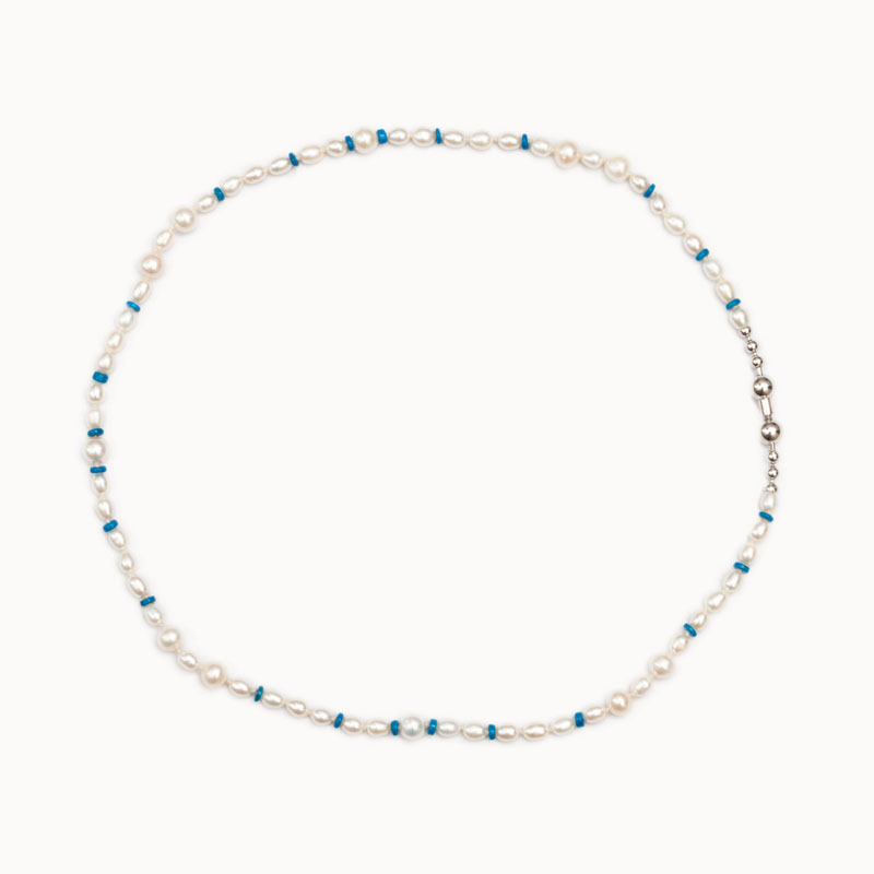Pearl and Turquoise Necklace｜ネックレス – art.1803N191040T