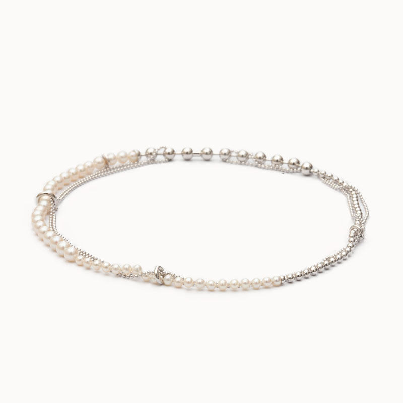 TR Ball Chain/Pearl Necklace｜ネックレス – art.1803N201040
